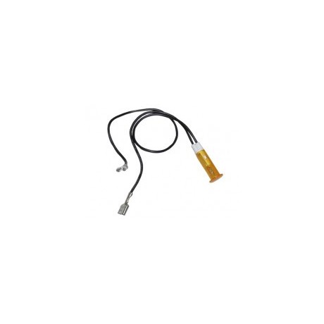 PILOTO LUZ 9MM AMBAR C/ CABLE
